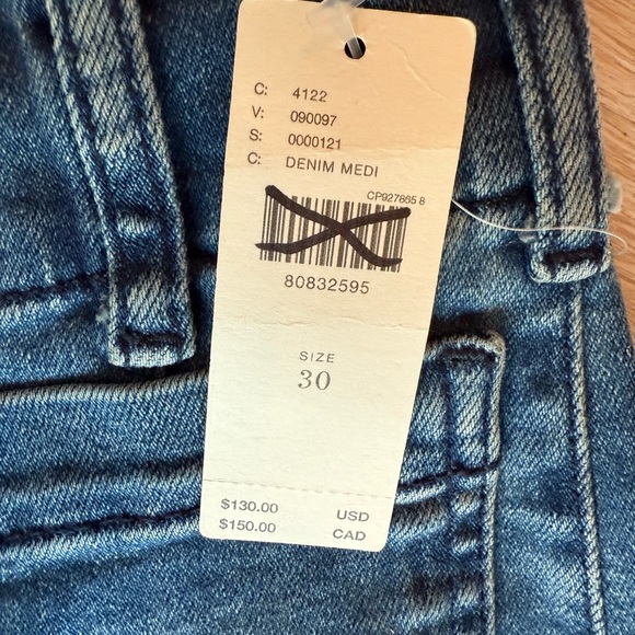 THE COLETTE DENIM CROPPED WIDE-LEG JEANS BY MAEVE Anthropologie NWT Size 30 - Picture 9 of 12